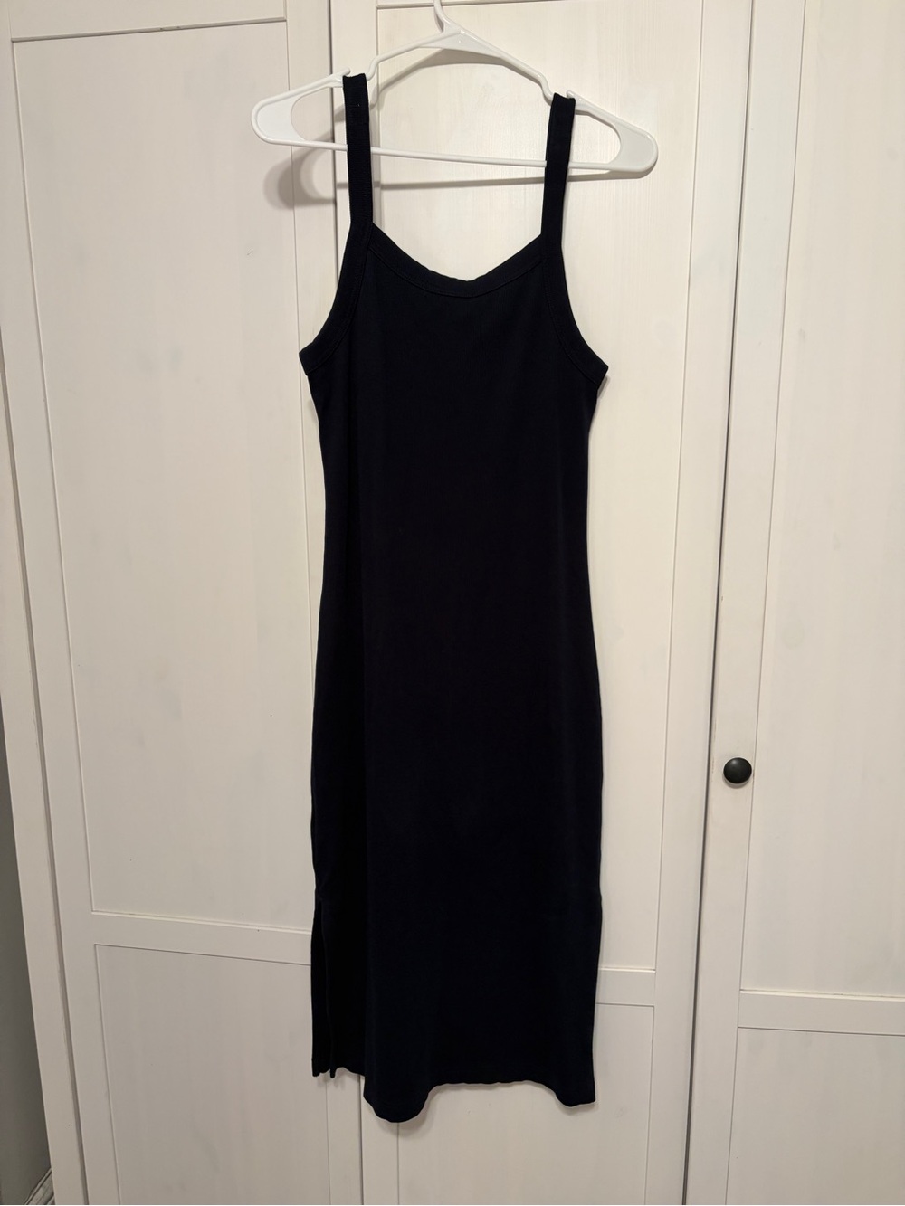Navy Blue Banana Republic Tank Midi Dress